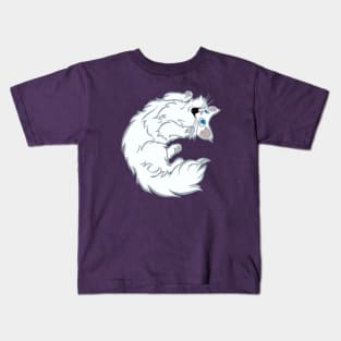 Ready to Play--White Cat Style Kids T-Shirt